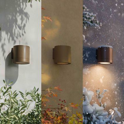 Philips - Āra sienas gaismeklis FYLX 1xGU10/5W/230V brūns IP44