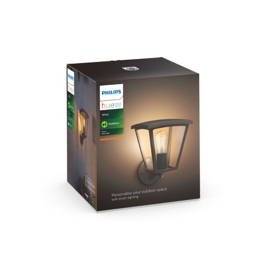 Philips - Aptumšojams āra sienas gaismeklis Hue INARA 1xE27/7W/230V Wi-Fi IP44