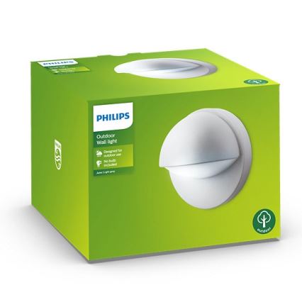 Philips - Āra sienas gaismeklis JUNE 1xE27/12W/230V IP44