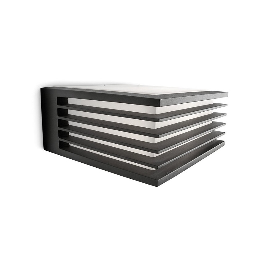 Philips - Āra sienas gaismeklis SHADES 1xE27/15W/230V IP44 antracīts