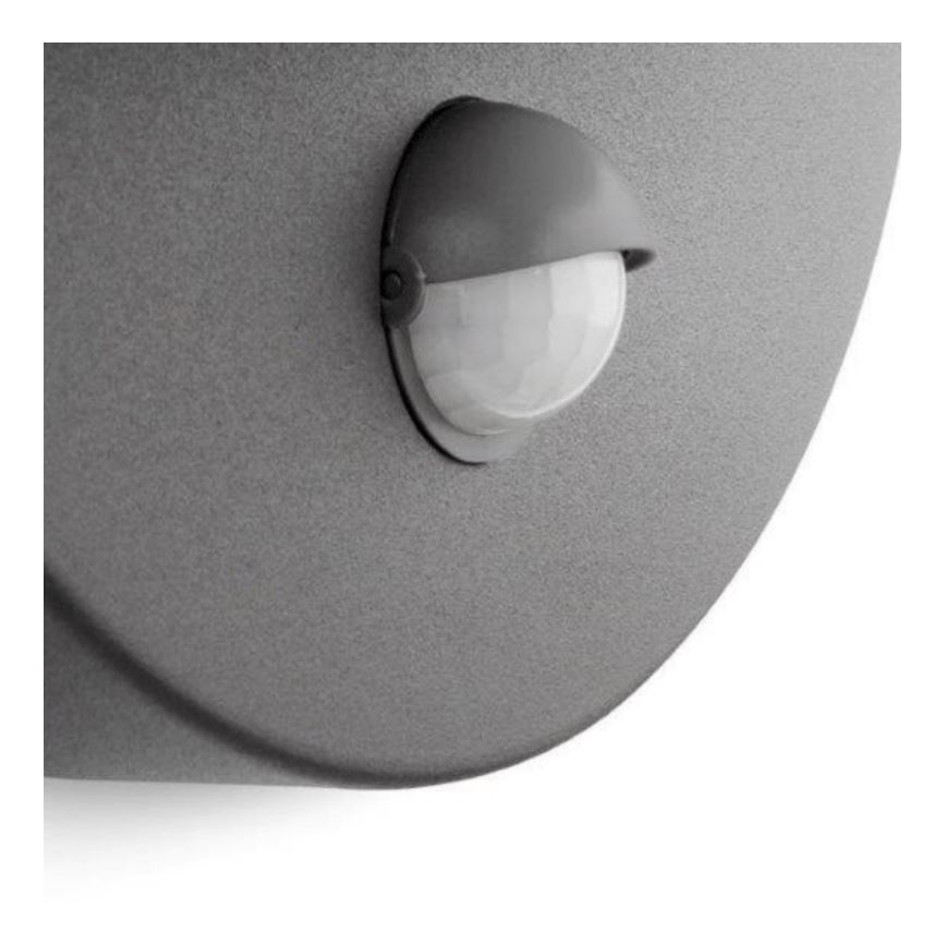 Philips - Āra sienas lampa ar sensoru JUNE 1xE27/12W/230V IP44