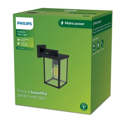 Philips - Āra sienas lampa BELLINI 1xE27/25W/230V IP44