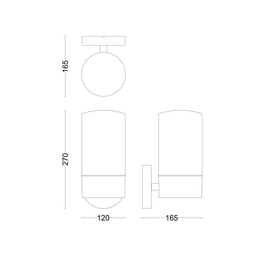 Philips - Āra sienas lampa FLAREON 1xE27/25W/230V IP44