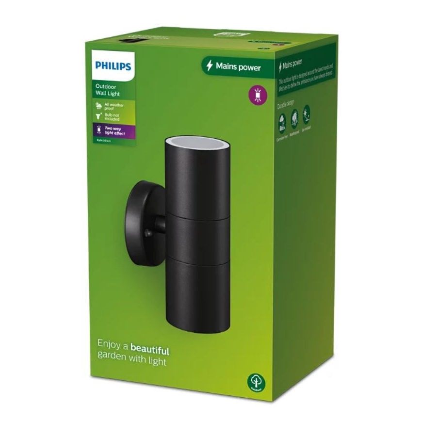 Philips - Āra sienas lampa KYLIS 2xGU10/25W/230V IP44