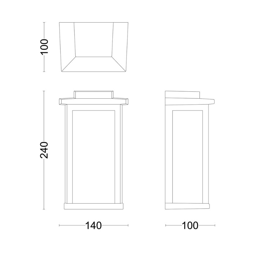 Philips - Āra sienas lampa MIRTH 1xE27/25W/230V IP44