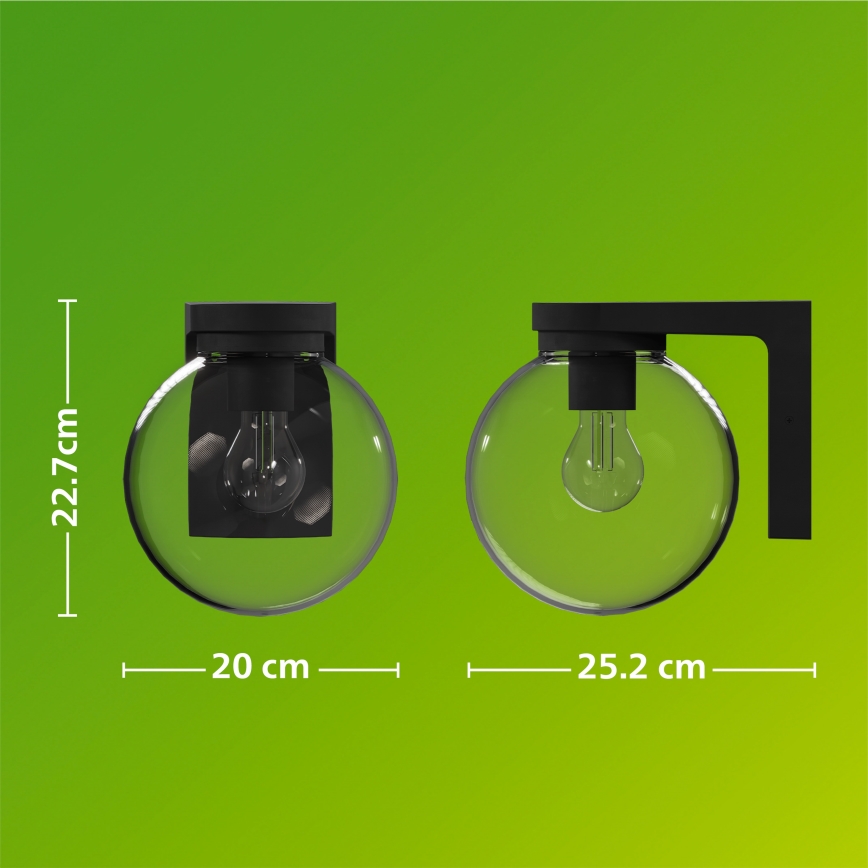 Philips - Āra sienas lampa ULIO 1xE27/25W/230V IP44