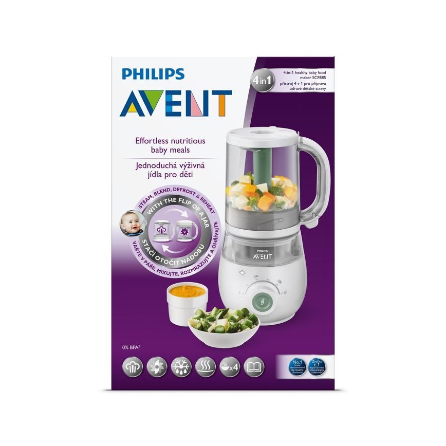 Philips Avent - Tvaika katls ar blenderi 4in1
