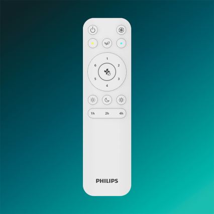 Philips - LED griestu gaismeklis ar regulējamu spilgtumu un ventilatoru BLISS LED/35W/230V balts + tālvadības pults