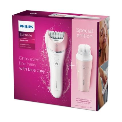 Philips BRP545/00 - Epilators Satinelle Advanced + birstīte tīrīšanai