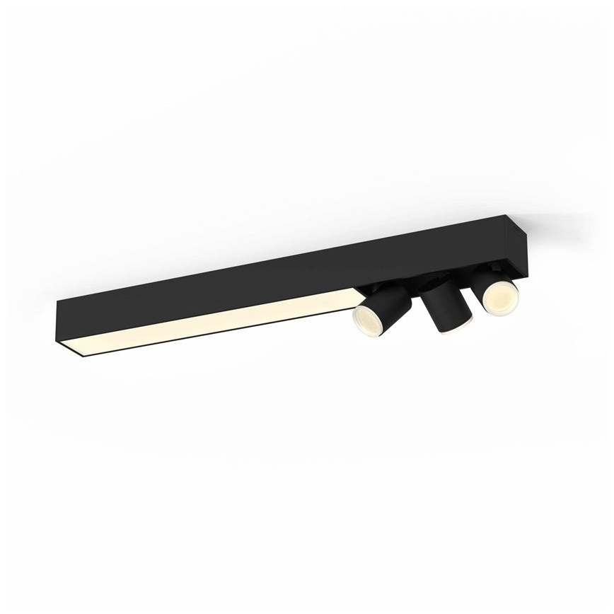 Philips - LED RGBW Regulējams punktveida gaismeklis LED/25W/230V + 3xGU10/5,7W