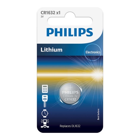 Philips CR1632/00B - Litija pogas tipa baterija CR1632 MINICELLS 3V
