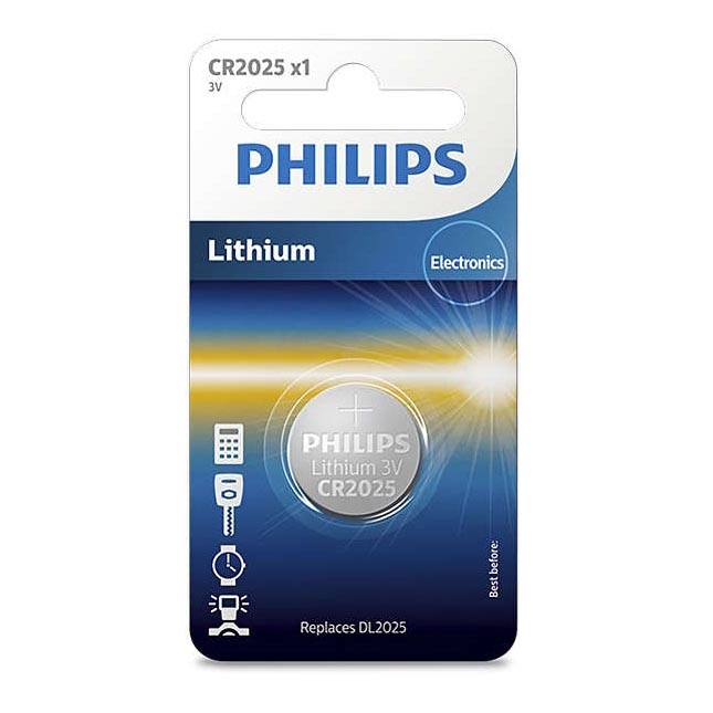Philips CR2025/01B - Litija baterija CR2025 MINICELLS 3V 165mAh