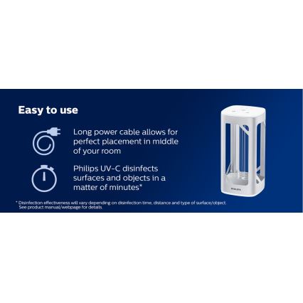 Philips - Dezinfekcijas baktericīdā lampa ar sensoru UV-C/24W/230V