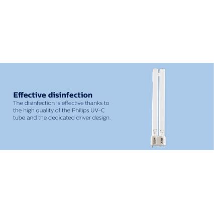 Philips - Dezinfekcijas baktericīdā lampa ar sensoru UV-C/24W/230V
