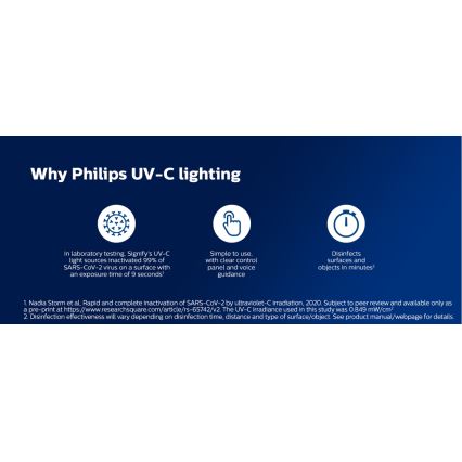 Philips - Dezinfekcijas baktericīdā lampa ar sensoru UV-C/24W/230V