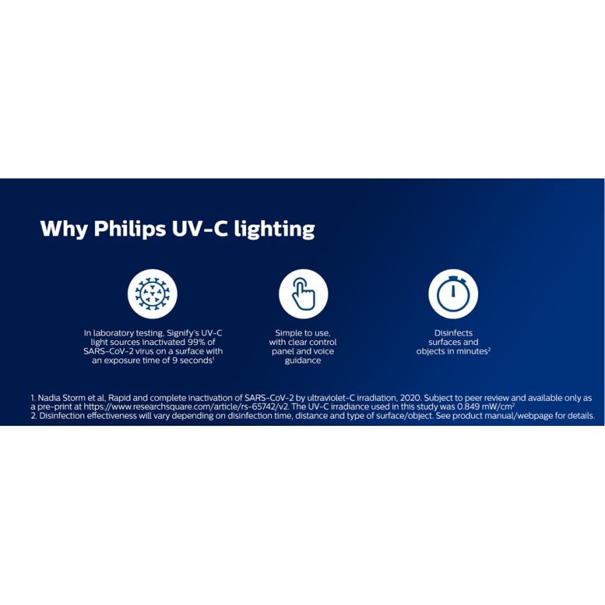 Philips - Dezinfekcijas baktericīdā lampa ar sensoru UV-C/24W/230V