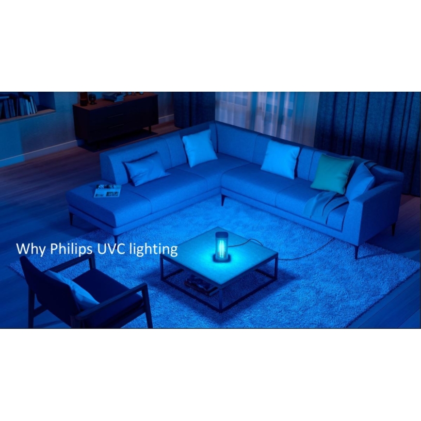 Philips - Dezinfekcijas baktericīdā lampa ar sensoru UV-C/24W/230V