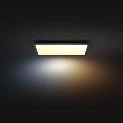 Philips - Hue AURELLE dimmējamā LED griestu lampa LED/39W/230V 2200-6500K 60x60 cm melna