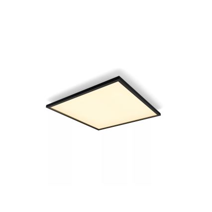 Philips - Hue AURELLE dimmējamā LED griestu lampa LED/39W/230V 2200-6500K 60x60 cm melna
