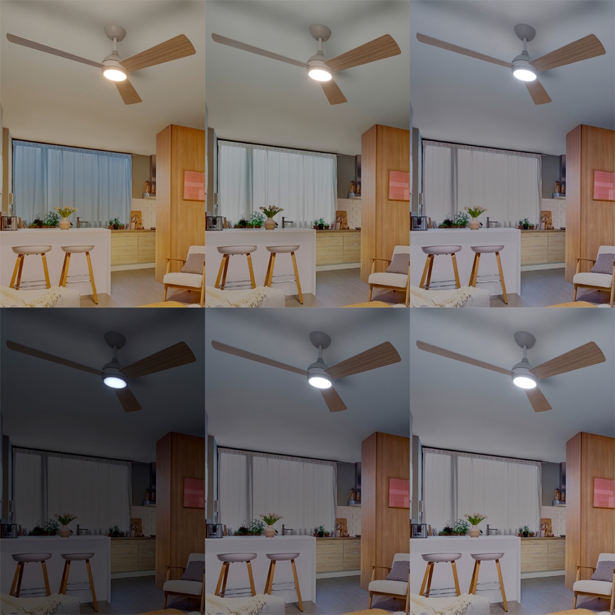 Philips - Griestu ventilators CIVX ar regulējamu LED apgaismojumu, 24W/230V + tālvadības pults