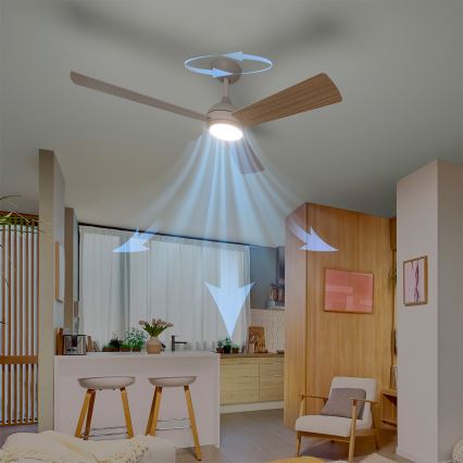 Philips - Griestu ventilators CIVX ar regulējamu LED apgaismojumu, 24W/230V + tālvadības pults