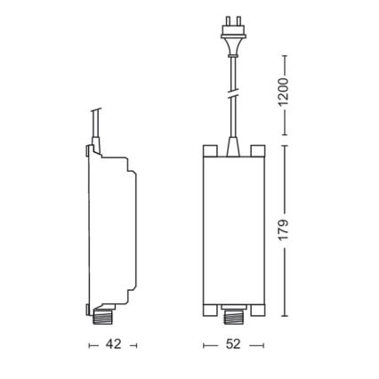 Philips - Elektroenerģijas avots 48W/12/230V IP67