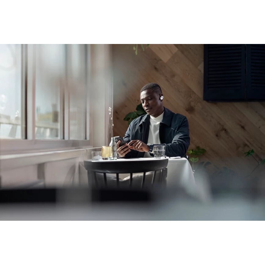 Philips Fidelio T1WT/00 - Bezvadu austiņas IPX4 2x 60 mAh + 650 mAh sudraba