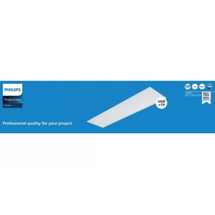 Philips - griestu iebūvējamais LED panelis PROJECTLINE LED/36W/230V 4000K 119x29,5 cm