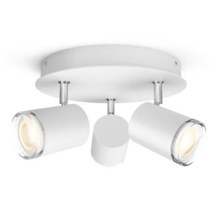 Philips - LED regulējams vannas istabas apgaismojums Hue ADORE 3xGU10/5W/230V IP44 ar tālvadību