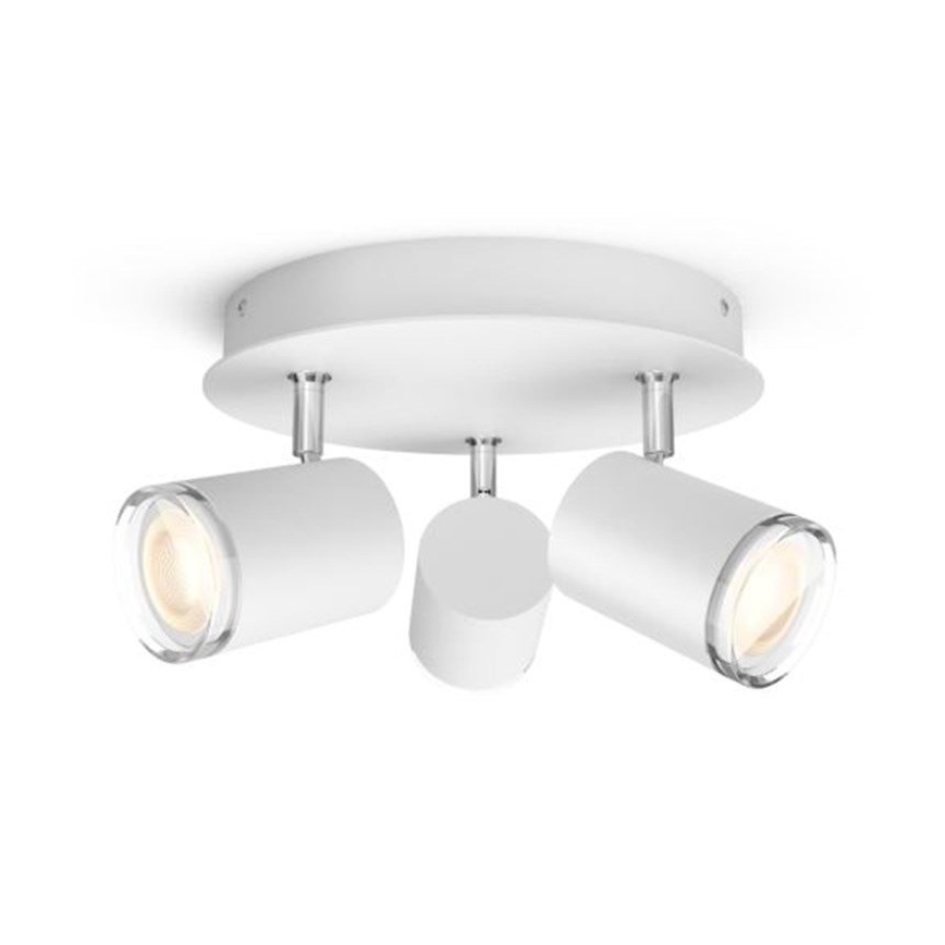 Philips - LED regulējams vannas istabas apgaismojums Hue ADORE 3xGU10/5W/230V IP44 ar tālvadību