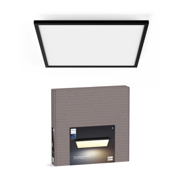 Philips - Hue AURELLE dimmējamā LED griestu lampa LED/39W/230V 2200-6500K 60x60 cm melna