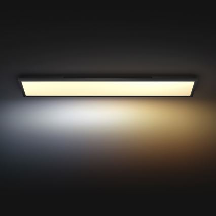 Philips - LED regulējams griestu gaismeklis Hue AURELLE LED/39W/230V 2200-6500K 120x30 cm melns