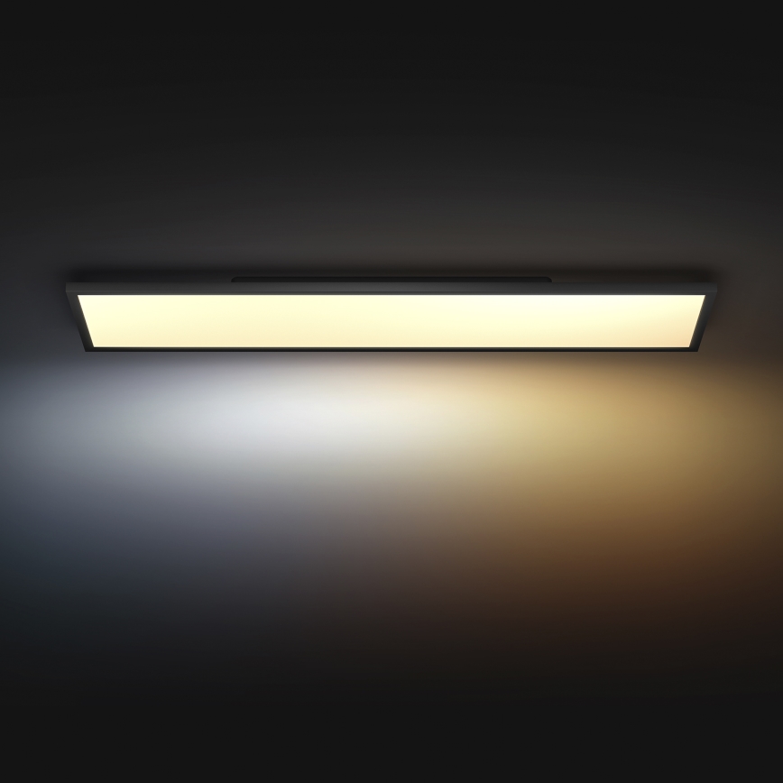 Philips - LED regulējams griestu gaismeklis Hue AURELLE LED/39W/230V 2200-6500K 120x30 cm melns