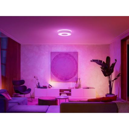 Philips -LED RGB regulējama griestu lampa Hue INFUSE LED/33,5W/230V 2000-6500K Ø 381 mm balta