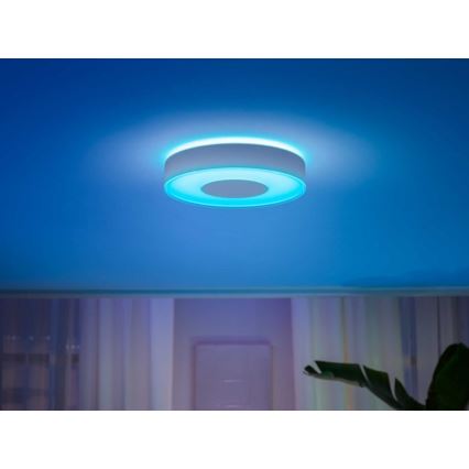Philips -LED RGB regulējama griestu lampa Hue INFUSE LED/33,5W/230V 2000-6500K Ø 381 mm balta
