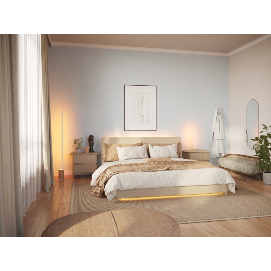 Philips - LED RGBW regulējama stāvlampa Hue SIGNE LED/29W/230V 2000-6500K bēša