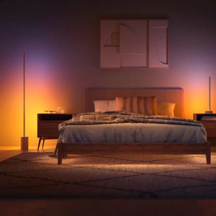 Philips - LED RGBW regulējama stāvlampa Hue SIGNE LED/29W/230V 2000-6500K bēša