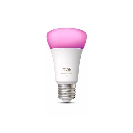 LED aptumšojama spuldze Philips Hue WHITE AND COLOR AMBIANCE E27/8,1W/230V 1000-20000K