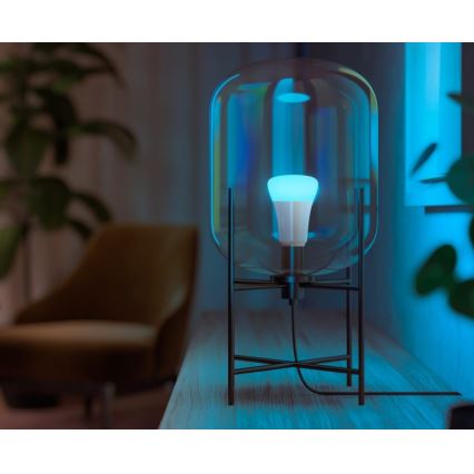 Sākuma komplekts Philips Hue WHITE AND COLOR AMBIANCE 3xE27/9W 2000-6500K + Hue Bridge un dimmer slēdzis