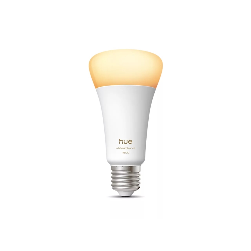 Philips Hue WHITE AMBIANCE aptumšojamā LED spuldze E27/11,8W/230V 1000-20000K