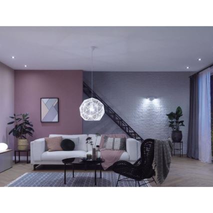 Philips Hue WHITE AMBIANCE pamata komplekts 2xE27/8W/230V + Hue Bridge un dimmera slēdzis