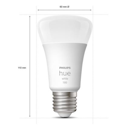 Philips Hue WHITE pamata komplekts 3xE27/9,5W 2700K + Hue Bridge un dimmera slēdzis