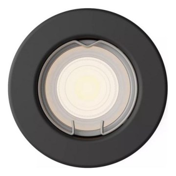 Philips - Iebūvējamā griestu lampa PERIDOT 1xGU10/7W/230V melna