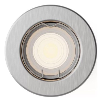 Philips - Iebūvējamais griestu gaismeklis PERIDOT 1xGU10/7W/230V sudraba