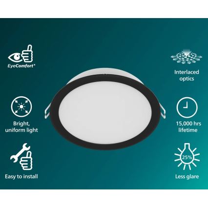 Philips - iebūvējamais LED griestu lukturis MESON LED/20W/230V 3000K