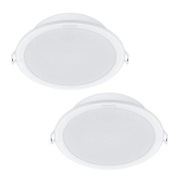 Philips - KOMPLEKTS 2x LED Iegremdējama lampa LED/23,5W/230V