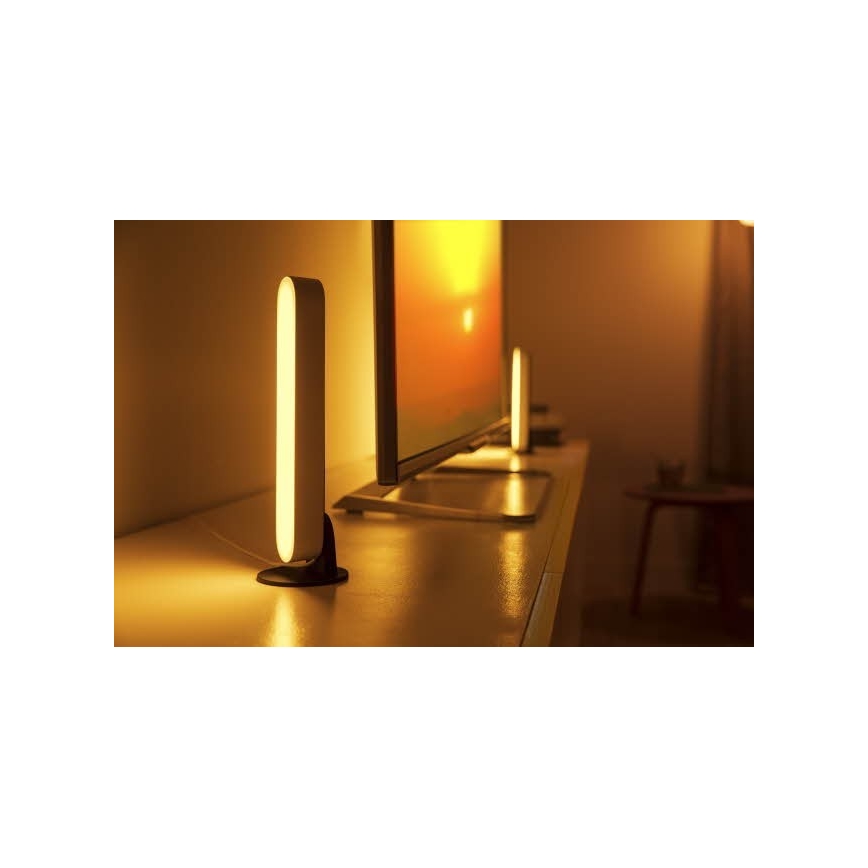 Philips - 2x LED Aptumšojama galda lampa Hue PLAY LED/6W/230V white