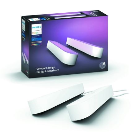 Philips - 2x LED Aptumšojama galda lampa Hue PLAY LED/6W/230V white