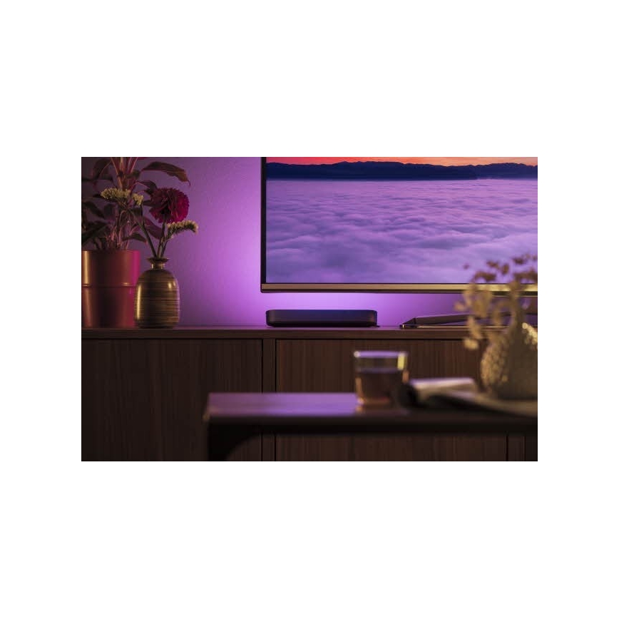Philips - KOMPLEKTS 2x LED RGB Aptumšojama galda lampa Hue PLAY DUAL PACK White And Color Ambiance LED/6W/230V