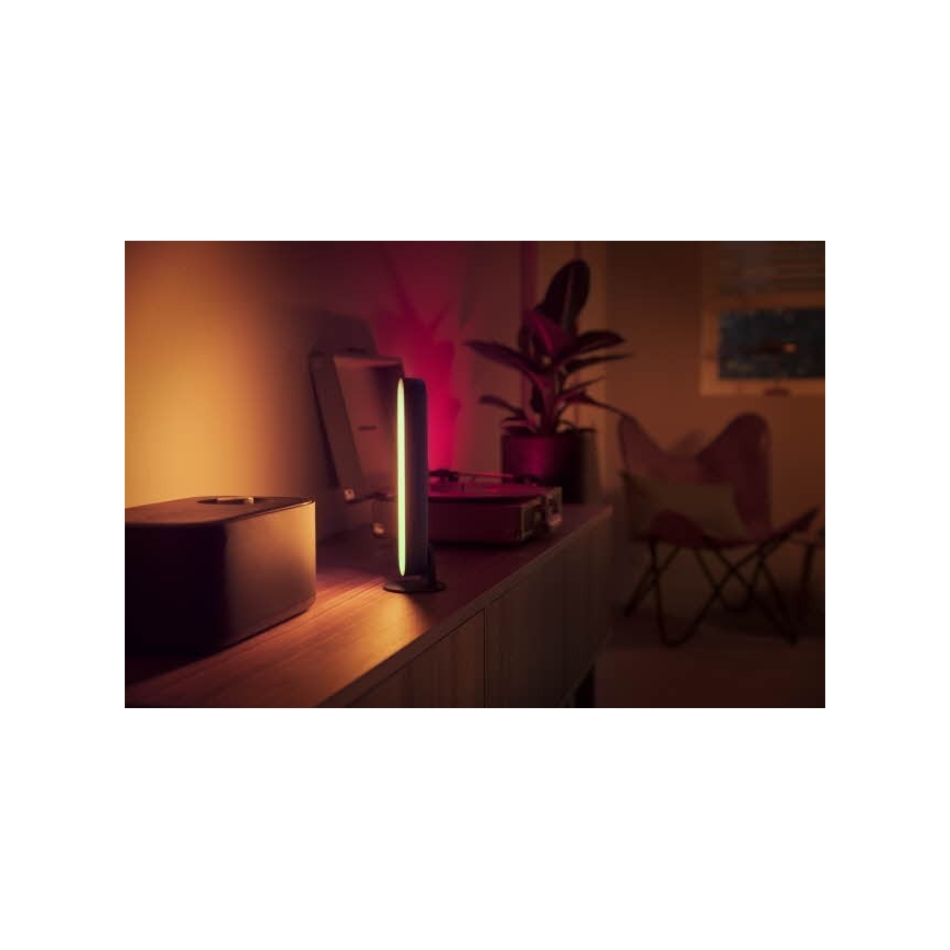 Philips - KOMPLEKTS 2x LED RGB Aptumšojama galda lampa Hue PLAY DUAL PACK White And Color Ambiance LED/6W/230V